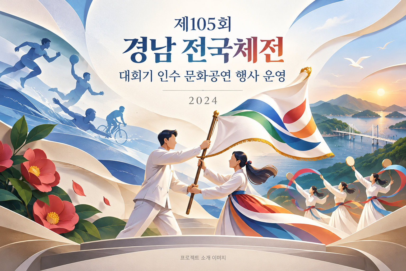 제105회 경남 전국체전 대회기 인수 문화공연 행사 운영 용역 1