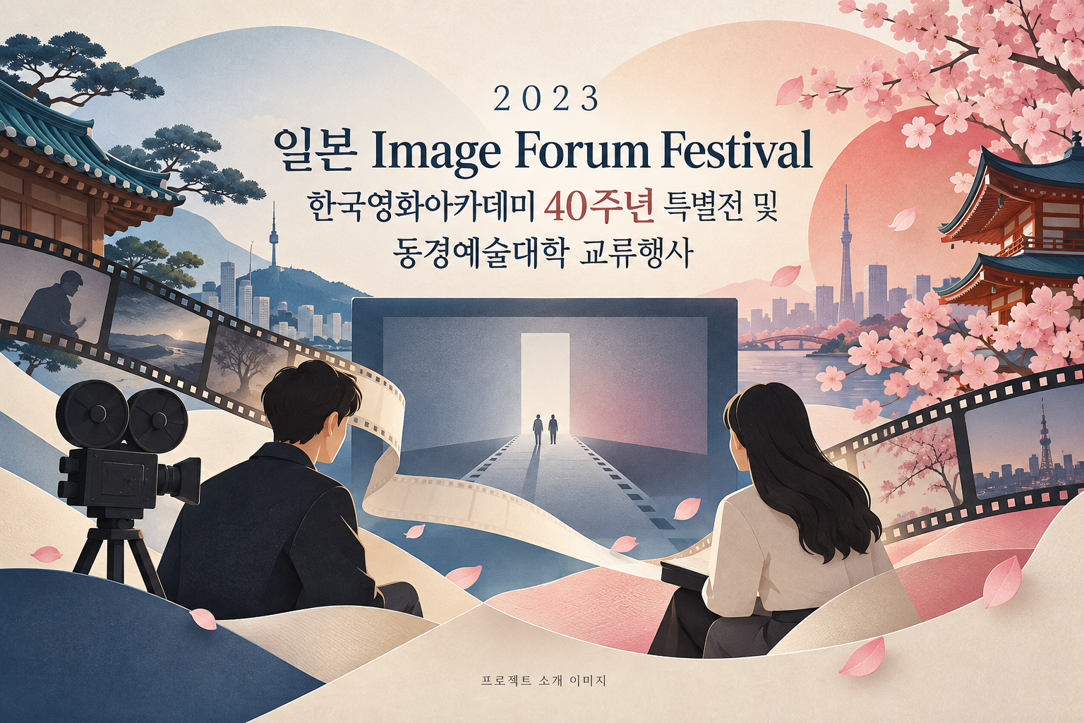 2023년 일본 Image Forum Festival 한국영화아카데미 40주년 특별전 및 동경예술대학 교류행사 1