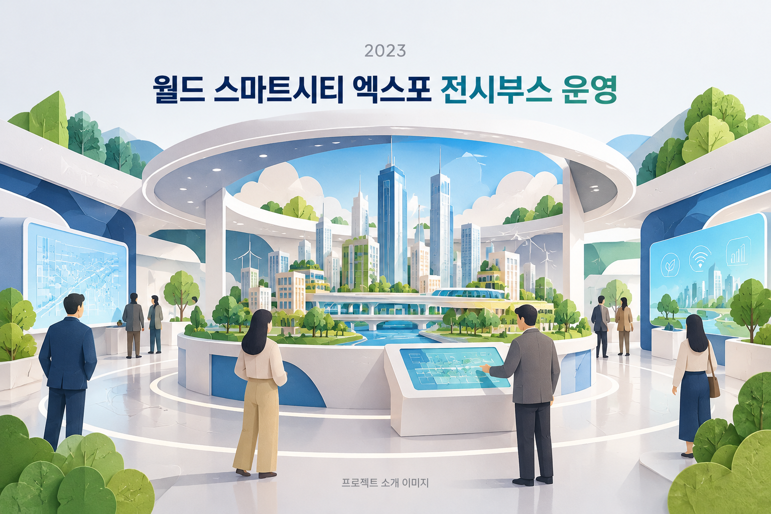 월드 스마트시티 엑스포 전시부스 운영 1
