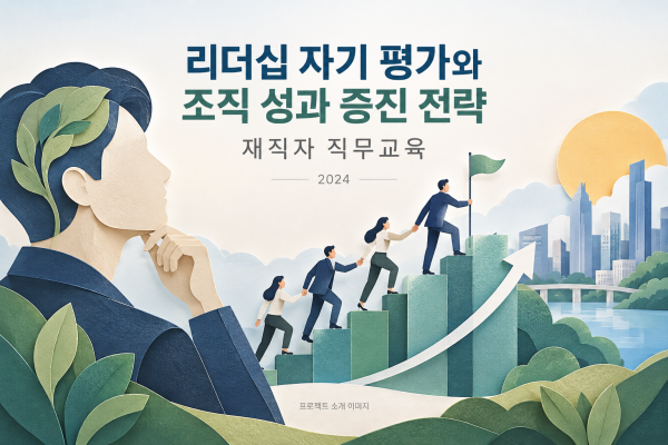 리더십 자기 평가와 조직 성과 증진 전략 재직자 직무교육
