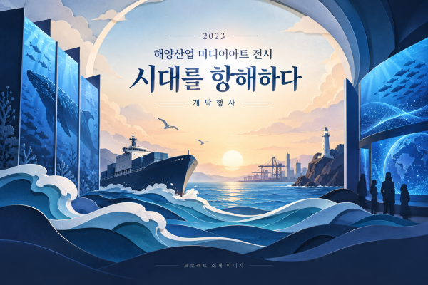 해양산업 미디어아트 전시 [시대를 항해하다] 개막행사 대행 용역