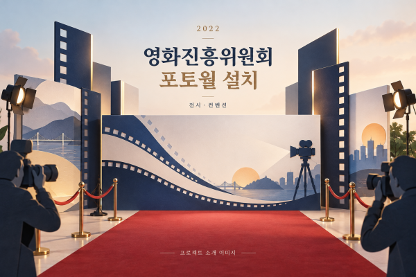 영화진흥위원회 포토월 설치